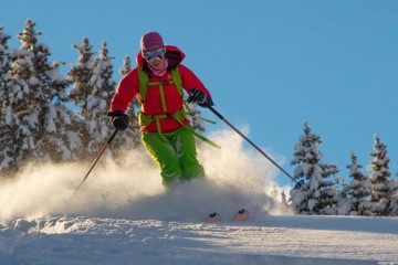 Backcountry skiing